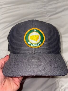 Travis Matthew Mathew Wisconsin Cheese Cheesin’ Hat FlexFit Large XL